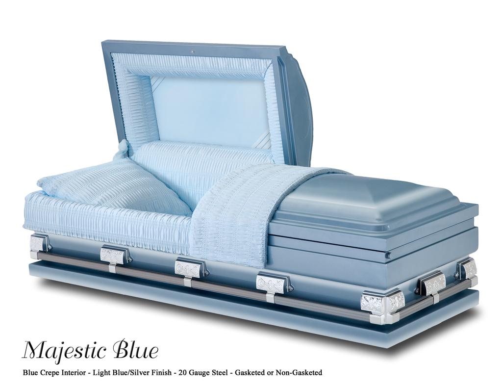 Majestic Blue Silver 20ga PRINT